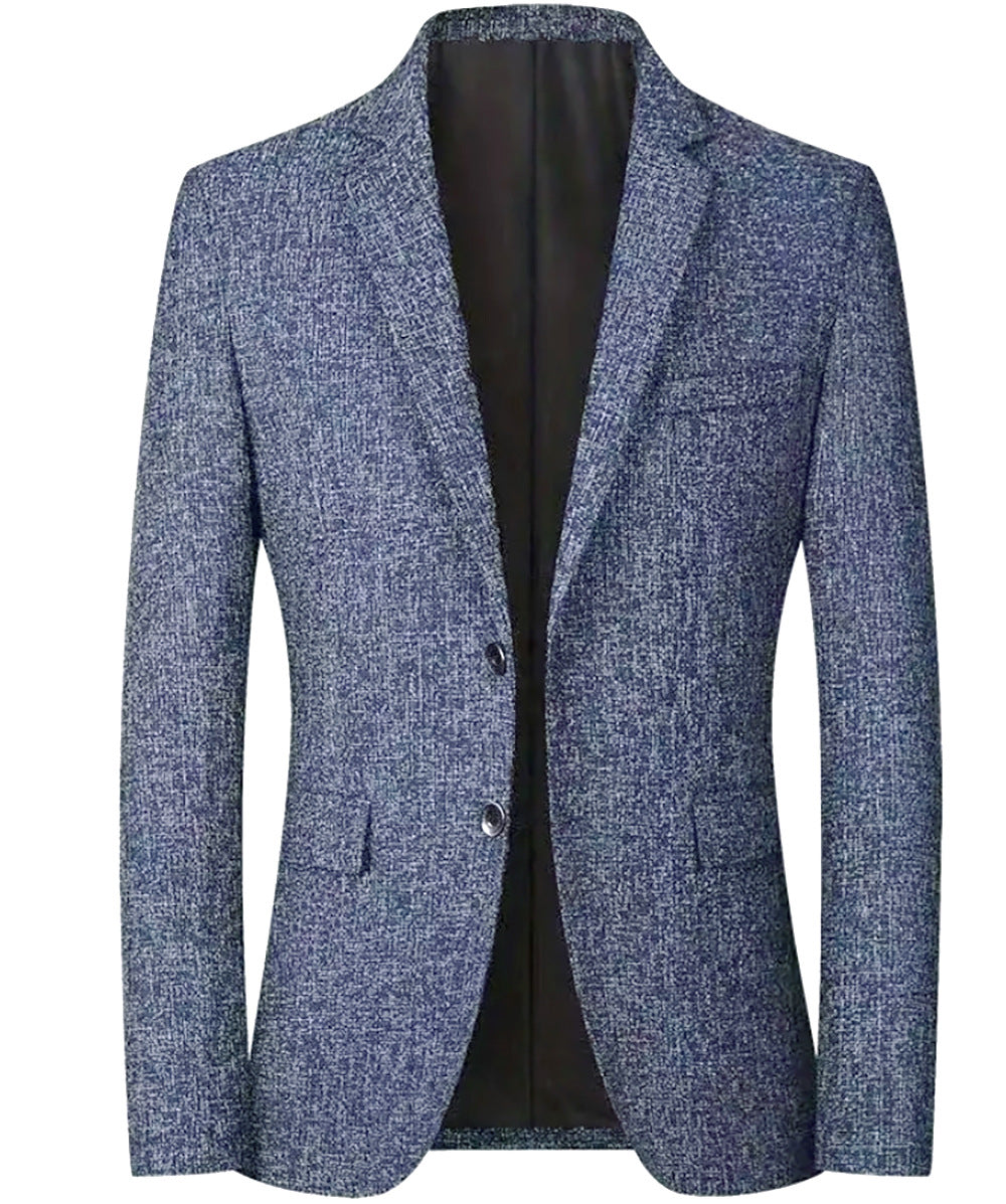 Herren moderner und eleganter Blazer aus Strukturstoff Echoarchiv