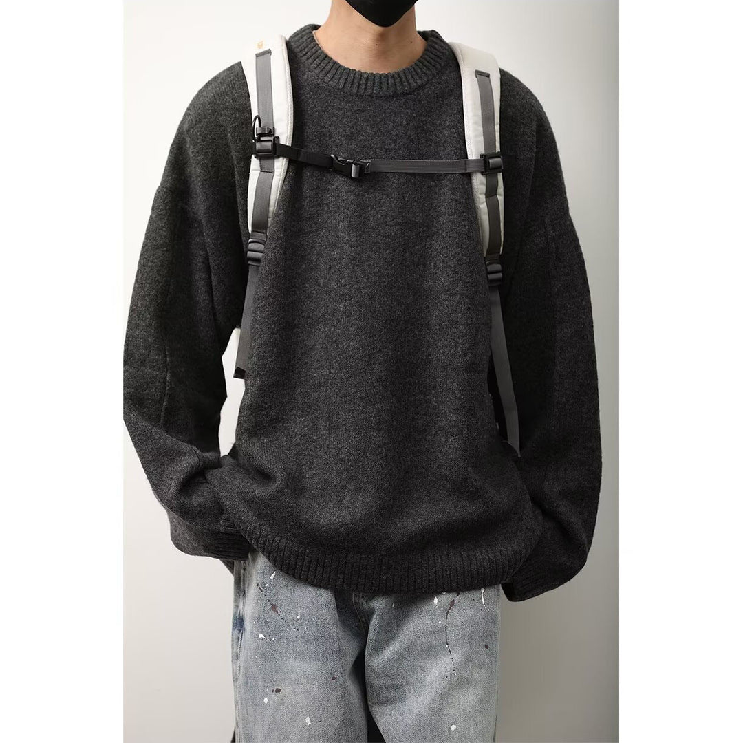 Herren Lockerer Strickpullover Echoarchiv