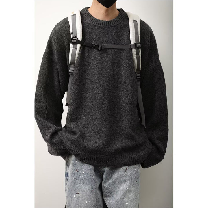 Herren Lockerer Strickpullover Echoarchiv