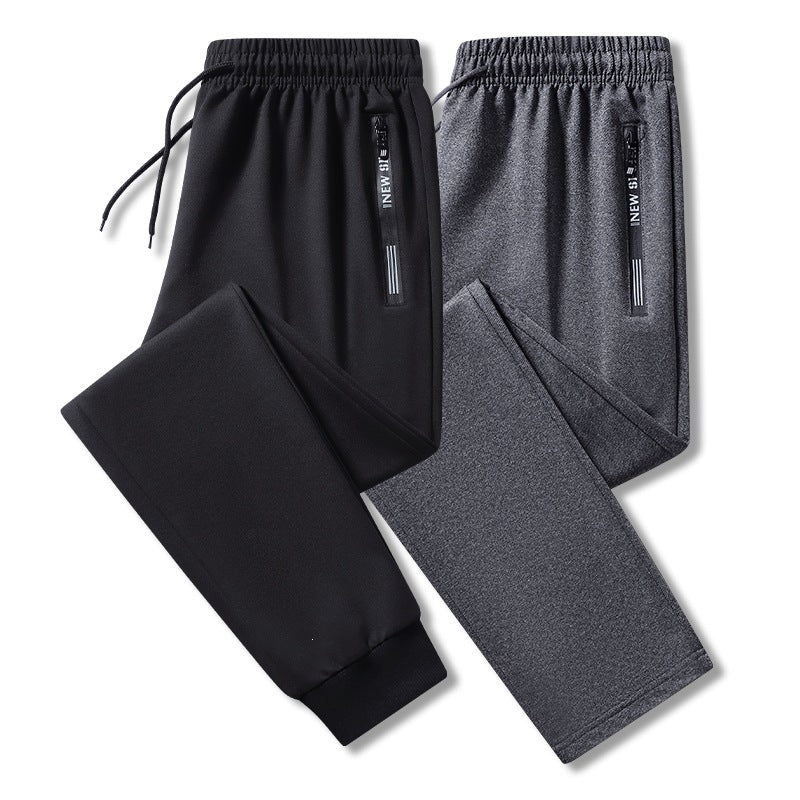 Herren Performance-Trainingshose aus Quick‑Dry‑Mikrofaser mit elastischem Tunnelzugbund und verdeckten Reißverschlusstaschen Echo Archiv
