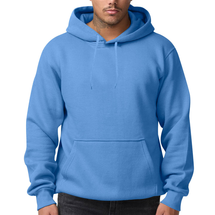 Herren Premium-Kapuzenpullover mit Kängurutasche, innen angerautem Fleece, verstärkter Nackennaht und geripptem Saum – Cavarno
