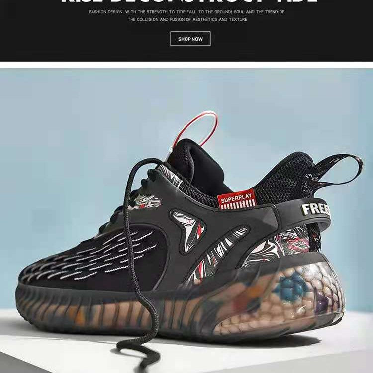 Unisex nan avantgardistischer Hybrid-Sneaker mit strukturierter Flechtapplikation und stützender Fersenbrücke Echo Archiv