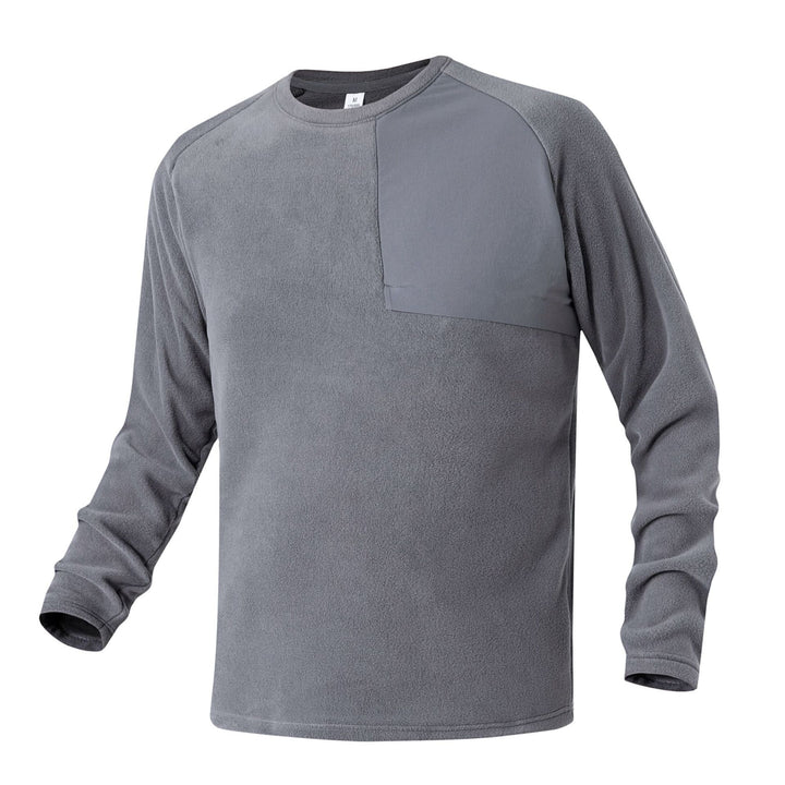 Herren Fleece-Langarmshirt mit asymmetrischer Brustpasse und leichtem Stretch Echo Archiv