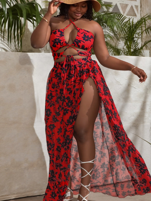 Damen Sommerliches Cut-Out Strandkleid Echo Archiv