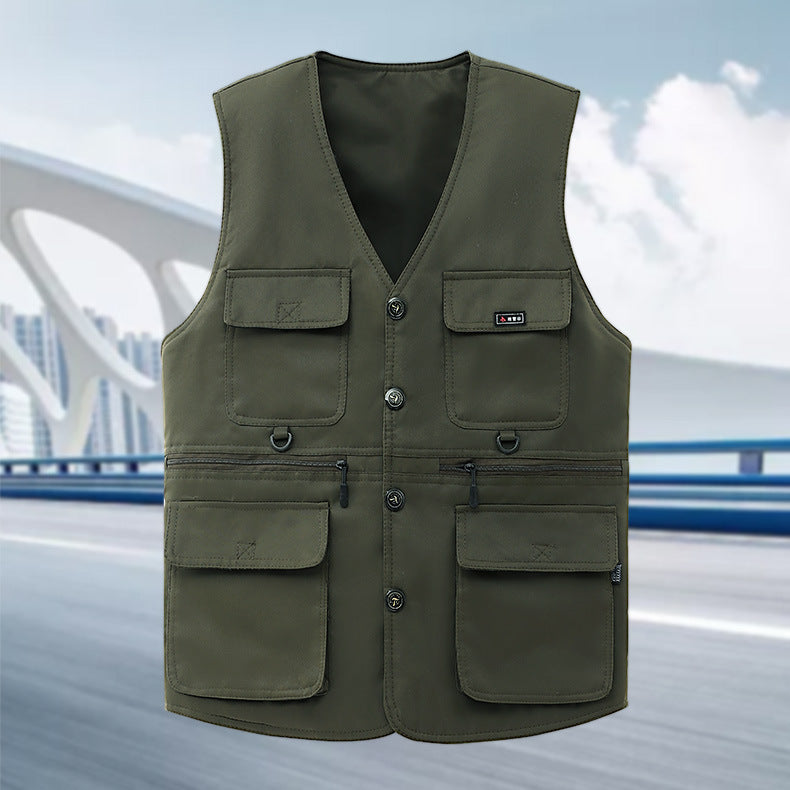 Herren multifunktionale Outdoor-Weste Echoarchiv