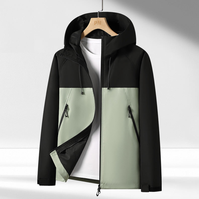 Herren Funktionsjacke mit atmungsaktiver Membran und praktischen Reißverschluss-Taschen Echoarchiv