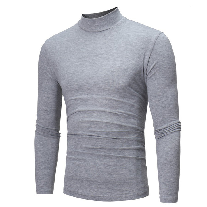 Herren Rollkragenpullover mit enger Passform und edel strukturiertem Material Echoarchiv