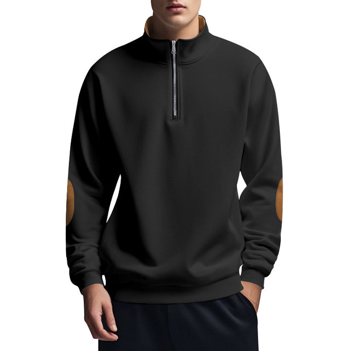 Herren funktionaler Pullover mit hohem Kragen und Reißverschluss Echoarchiv