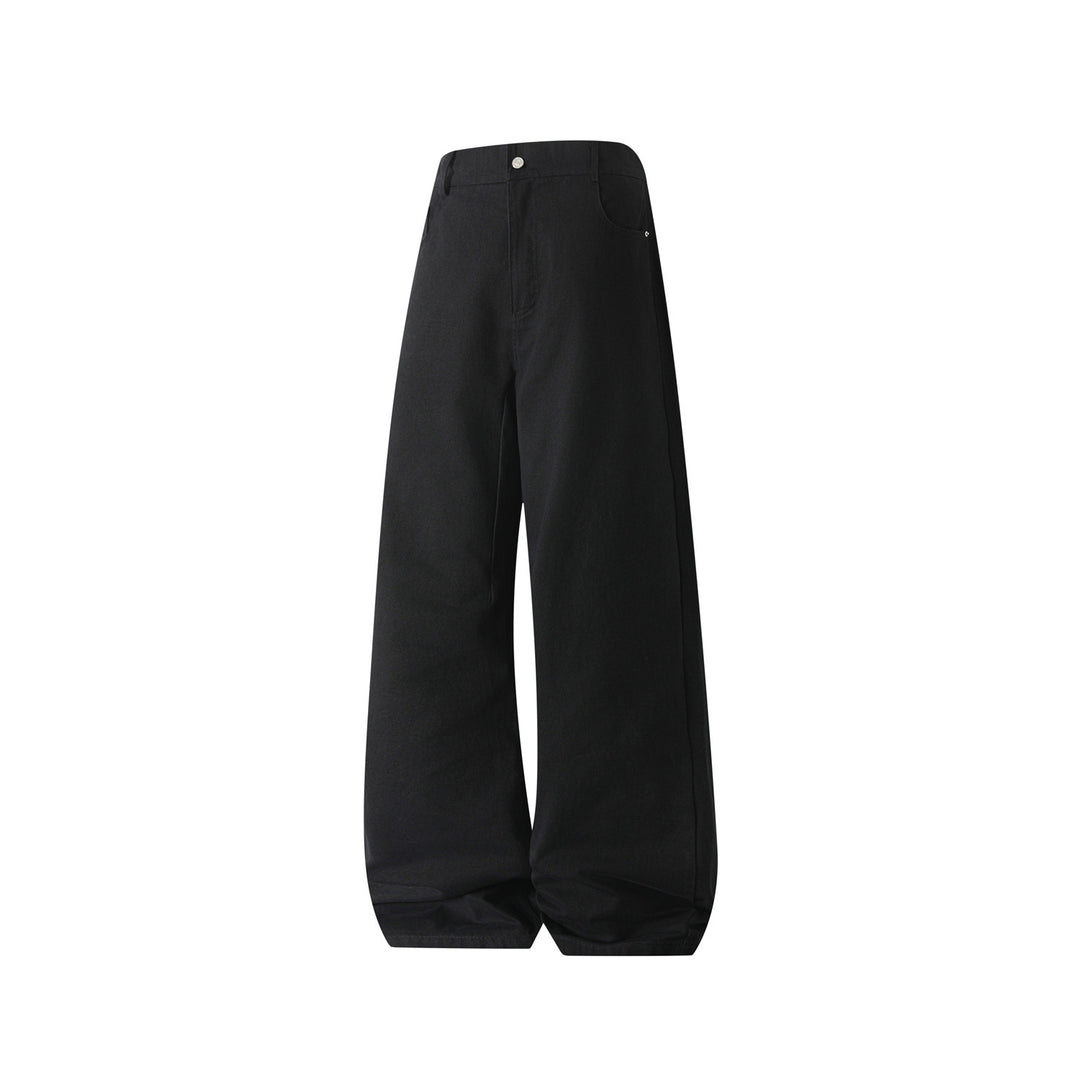 Damen Weitgeschnittene Hochtaillierte Stoffhose Echo Archiv