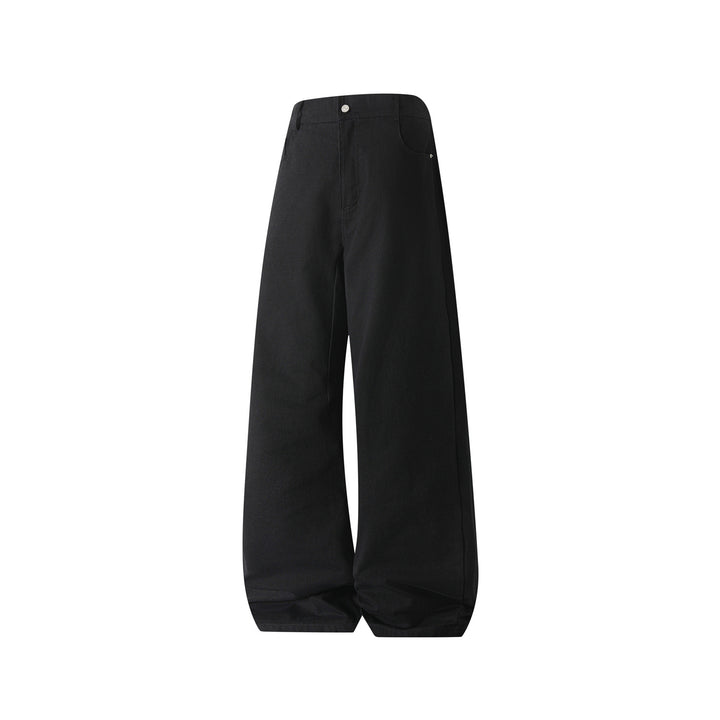 Damen Weitgeschnittene Hochtaillierte Stoffhose Echo Archiv