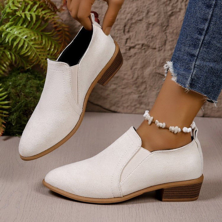 Damen Bequeme Wildleder Slipper Echo Archiv