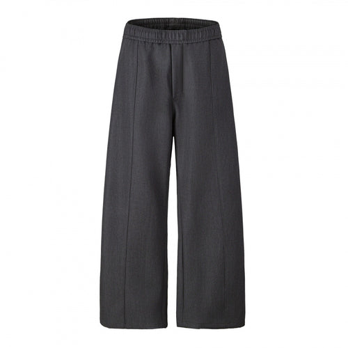 Damen Elegante Culotte-Hose mit weitem Bein, Bügelfalte und elastischem Komfortbund Echo Archiv