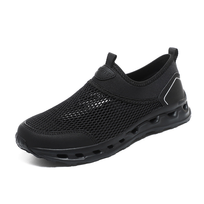 Unisex nan ultraleichter Netz-Schlupfschuh mit belüfteter Hohlkammerdämpfung Echo Archiv