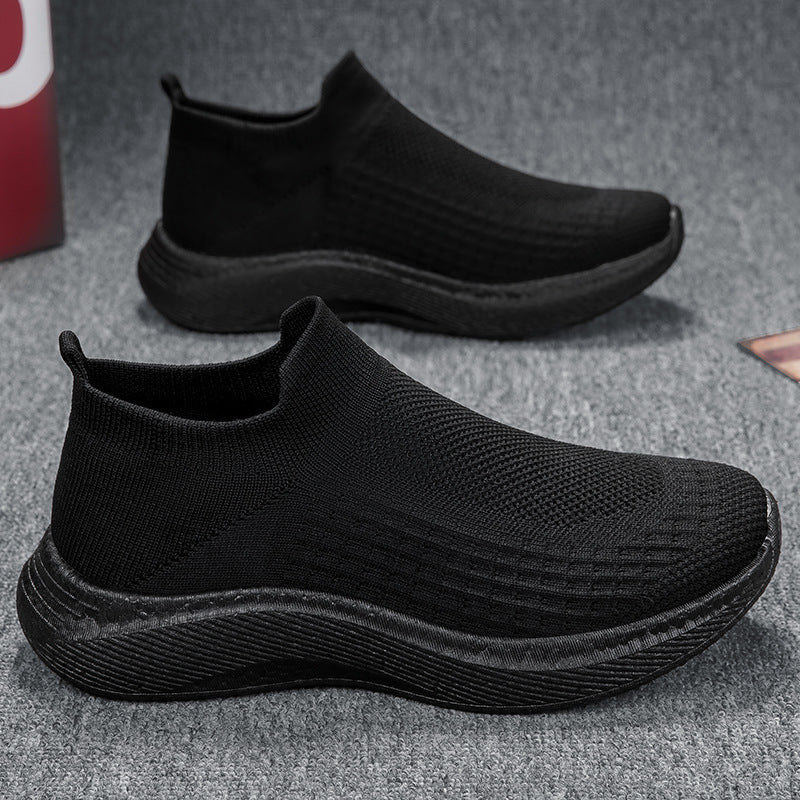 Herren nan nahtloser Strick-Schlupfschuh mit ergonomischer Zwischensohle und Fersenlasche Echo Archiv