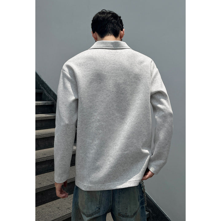 Herren Sportliches Langarm-Polo-Shirt Echo Archive