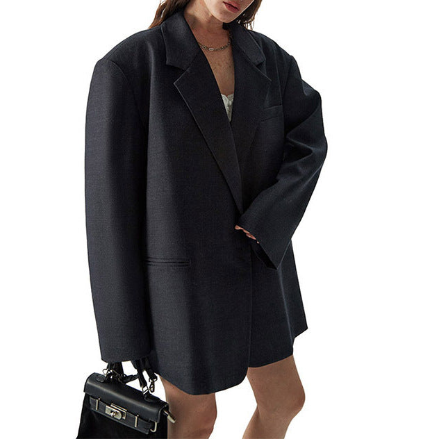 Damen Oversized Blazer mit lässigem Schnitt Echoarchiv
