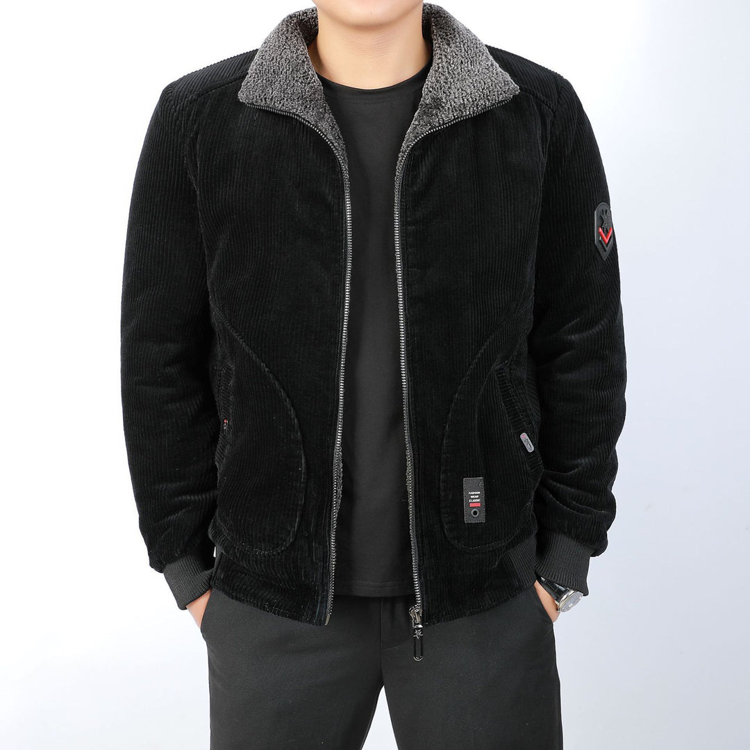 Herren Bequeme und stilvolle Cordjacke Echo Archiv