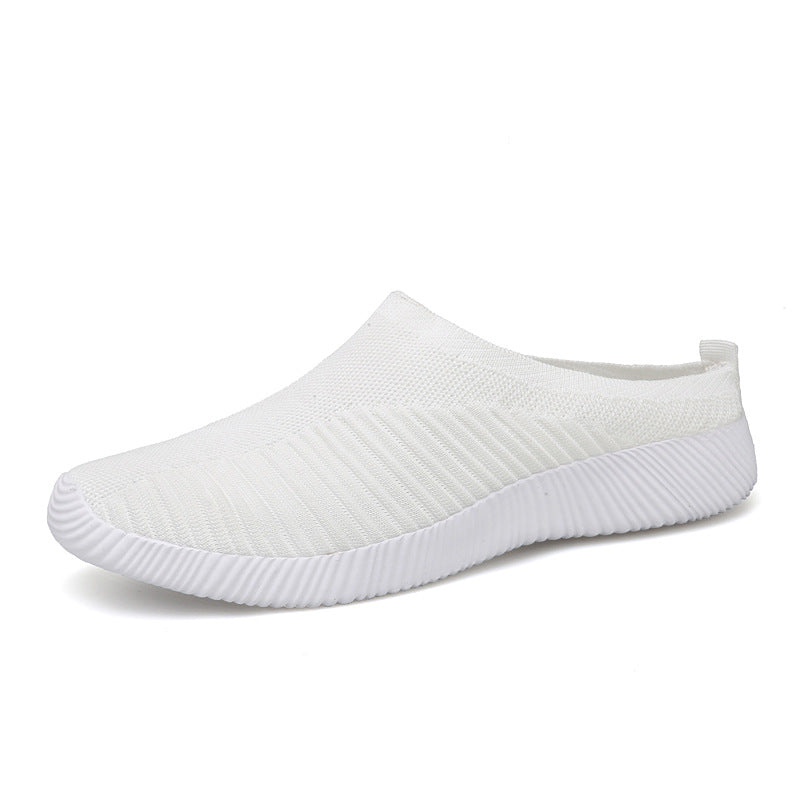 Damen nan ultraleichter Slip-On-Freizeitschuh mit nahtlosem Netzstrick, ergonomischer Fersenlasche und flexibler Wellenlaufsohle Echo Archiv