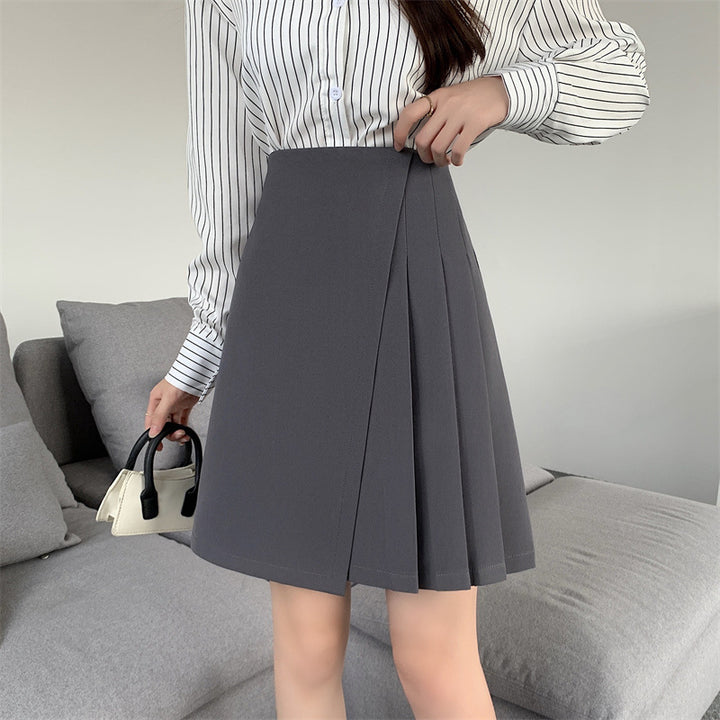 Damen Plissierter Minirock mit hoher Taille Echoarchiv