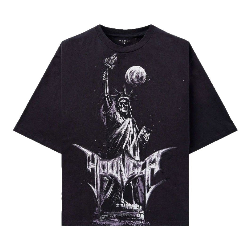 Herren Künstlerische Grafik Übergröße T-Shirt Echoarchiv