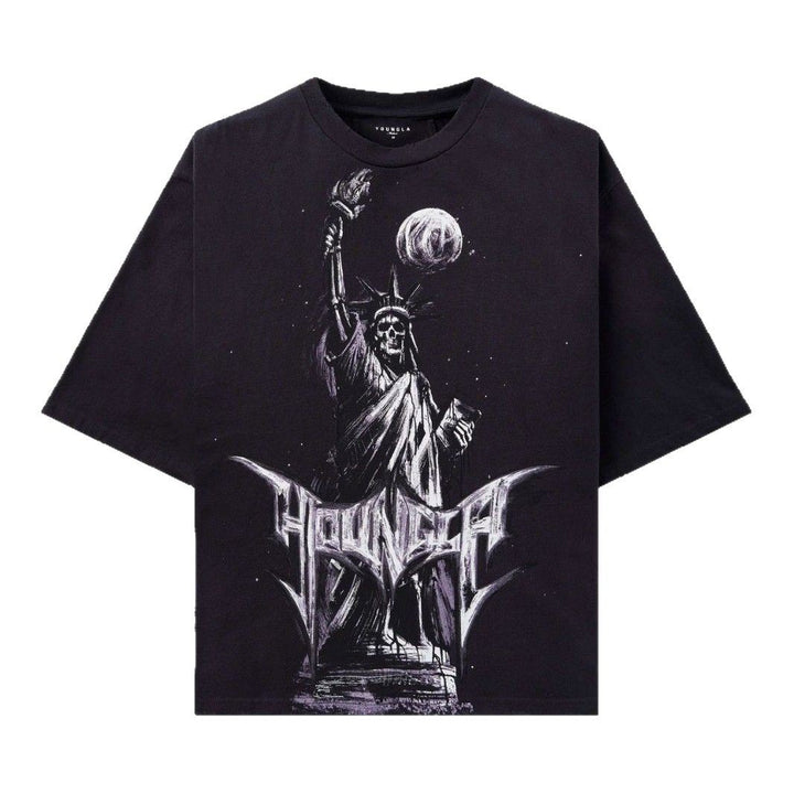 Herren Künstlerische Grafik Übergröße T-Shirt Echoarchiv
