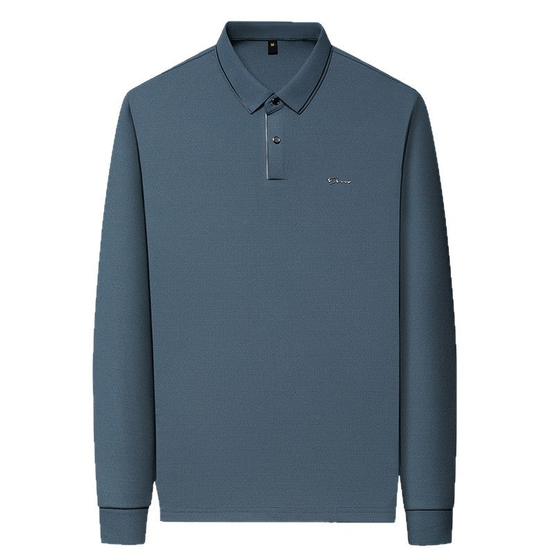 Herren Hochwertiges Langarm Poloshirt mit feuchtigkeitsregulierendem Stoff Echoarchiv