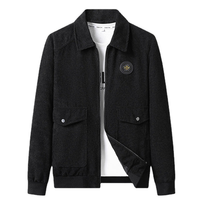 Herren Modische Jacke mit strukturiertem Stoff Echo Archiv