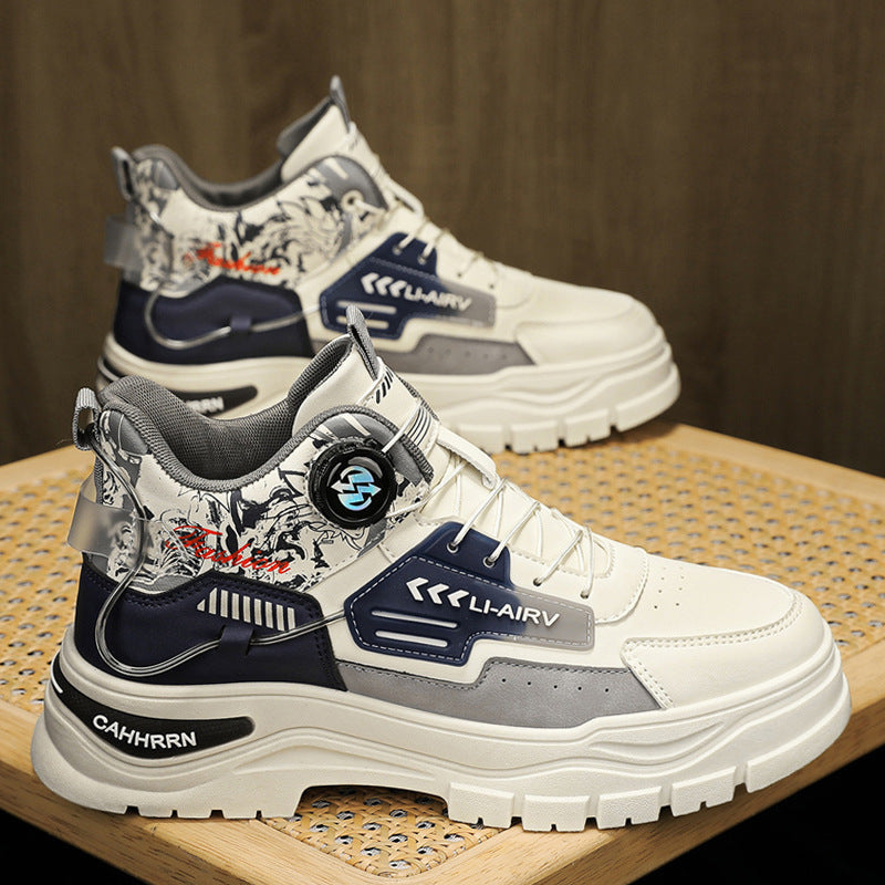 Herren Modische High-Top Sneakers mit innovativem Schnürsystem und robustem Obermaterial Echo Archiv