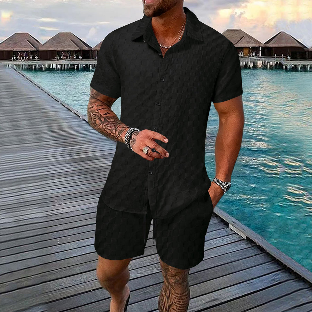 Herren Texturiertes Urlaubsoutfit Echoarchiv