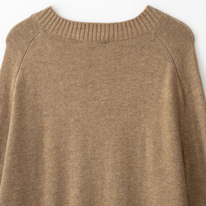 Damen Argyle V-Ausschnitt Pullover aus Feinstrick mit Raglanärmeln und Rippbündchen Echoarchiv