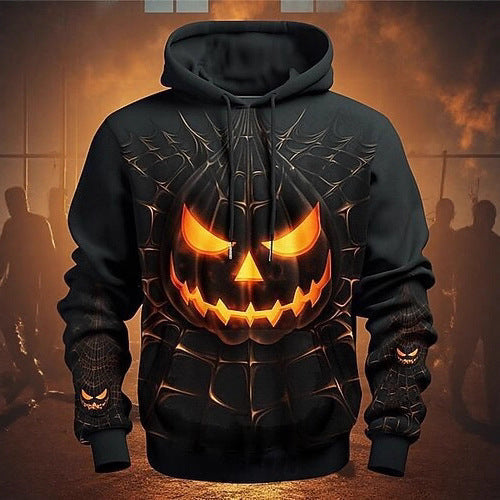 Herren Kapuzenpullover mit kreativem Halloween-Motiv Echoarchiv