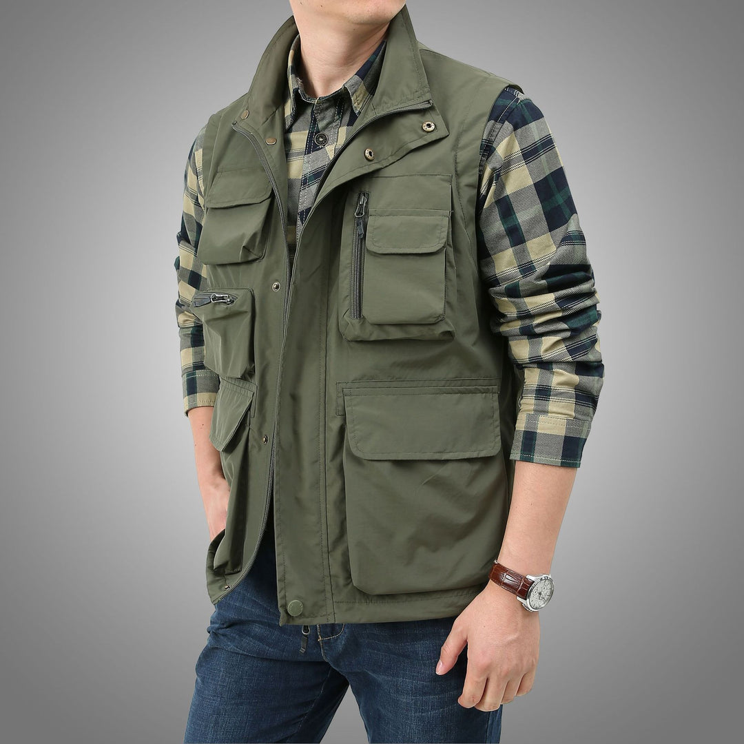 Herren Vielseitige Outdoor-Weste mit praktischen Taschen Echo Archiv