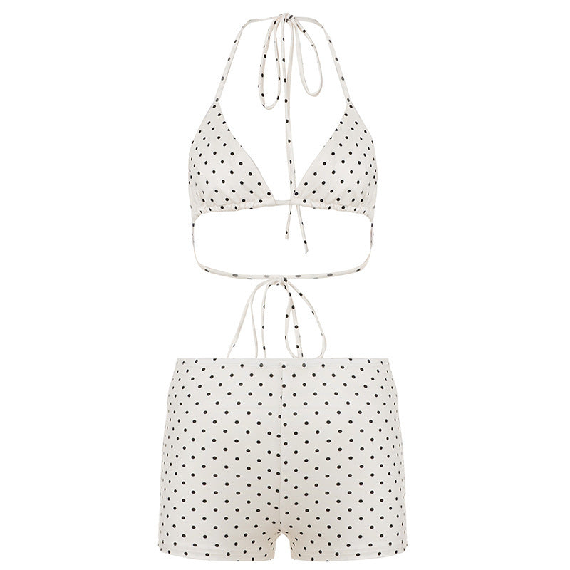 Damen Bikiniset aus hochwertigem Material mit modernem Polka-Dots Design Echo Archiv