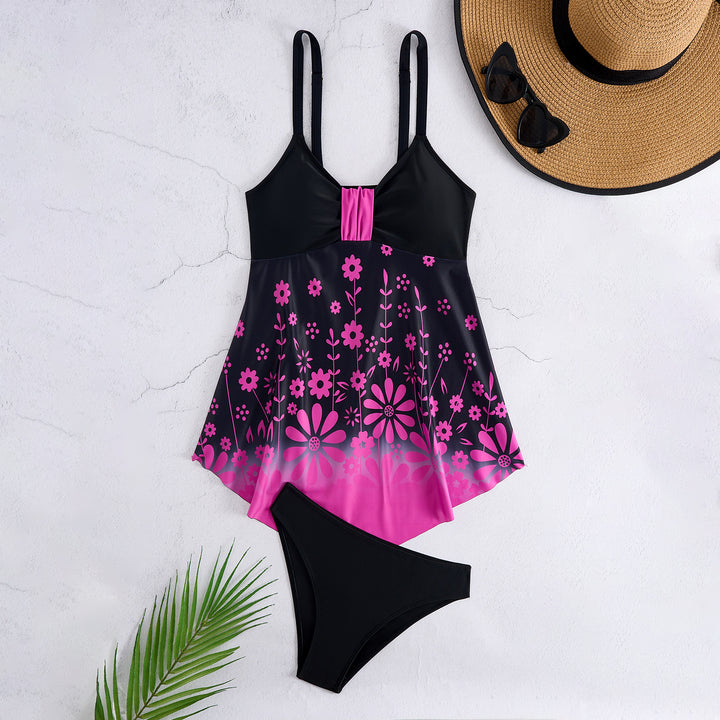 Damen Tankini-Set mit floralem Design und schmeichelndem Schnitt Echo Archiv