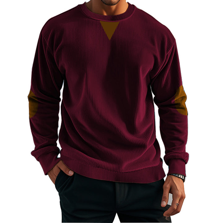 Herren komfortabler Fleece-Pullover mit Struktur Echoarchiv
