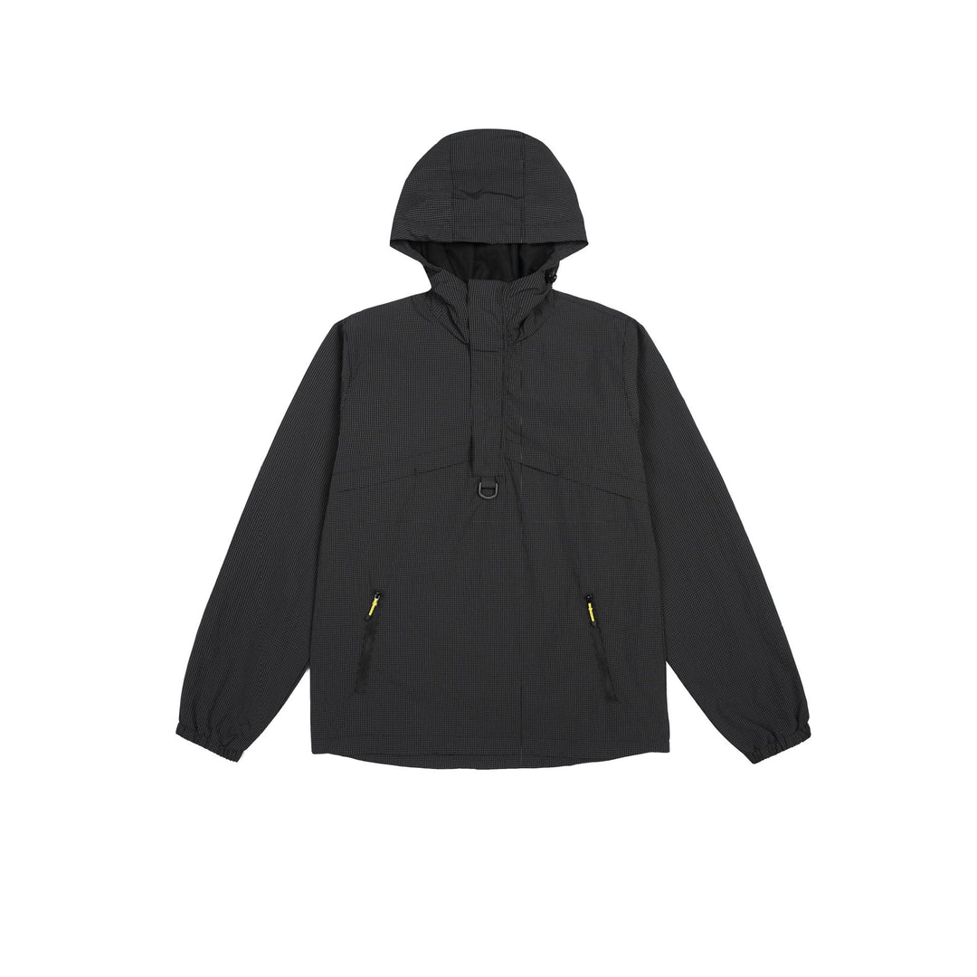 Herren Urbaner wasserabweisender Anorak-Pullover mit Kapuze und Fronttaschen Echoarchiv