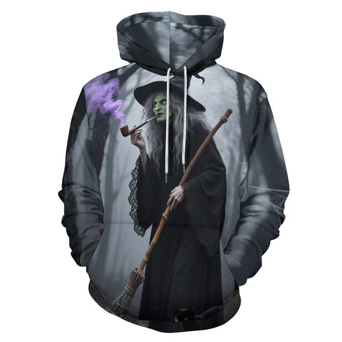 Damen Gruseliger Halloween Kapuzenpullover Echoarchiv