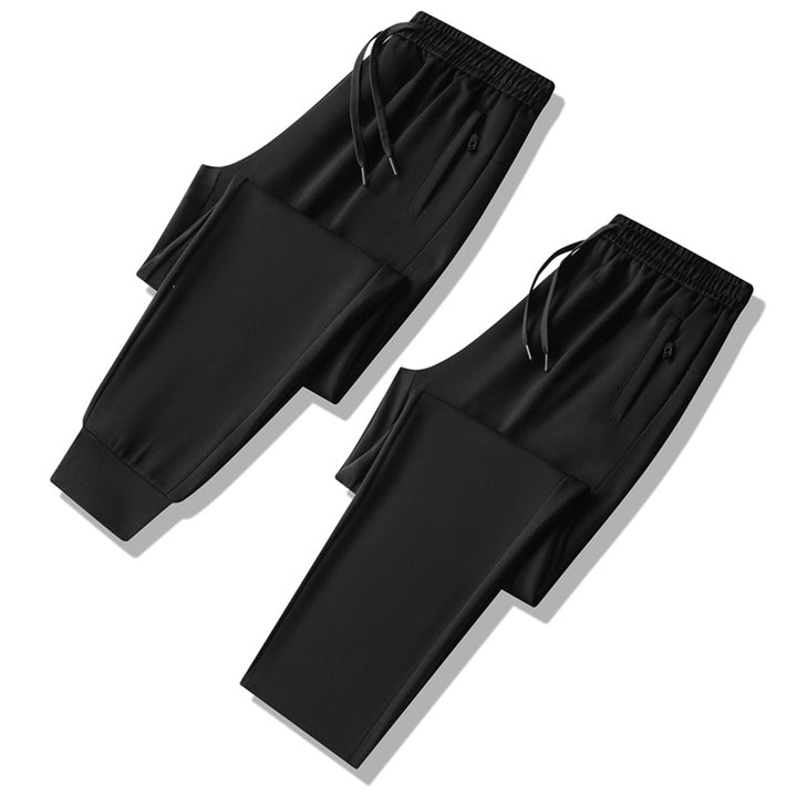 Herren Atmungsaktive Tech‑Jogginghose mit elastischem Bund, Kordelzug & schlanker Tapered‑Silhouette Echoarchiv