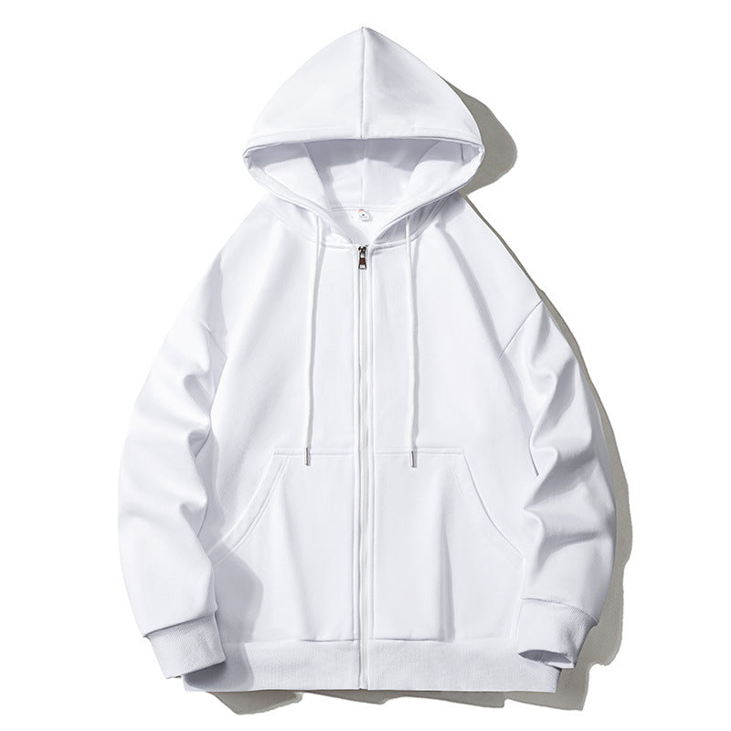 Herren Kapuzensweatjacke mit durchgehendem Reißverschluss, Oversize‑Schnitt und Raglanärmeln Echo Archiv