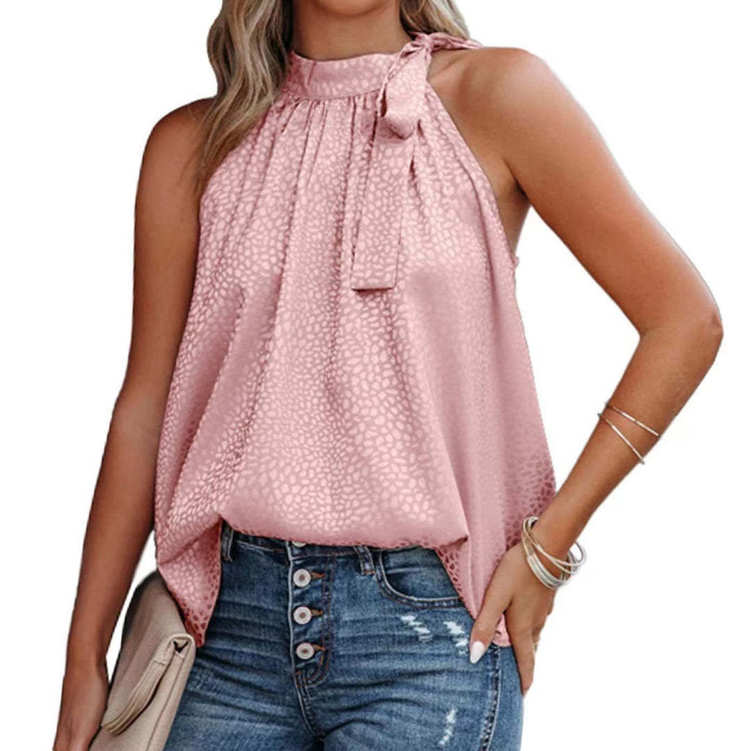 Damen Haltertop mit eleganter Schleifendetail Echo Archiv