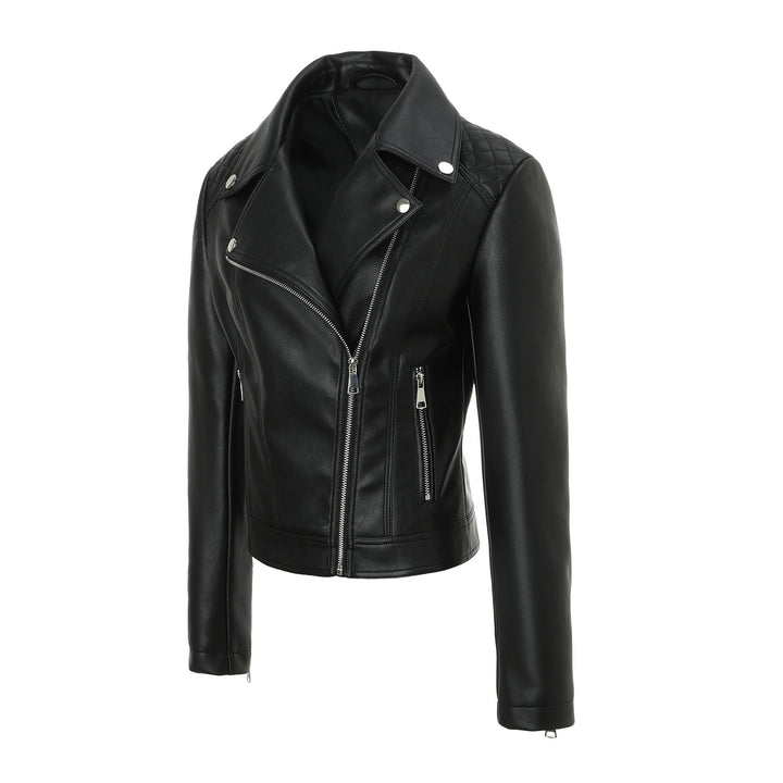 Damen Trendige Bikerjacke mit Steppdetails Echo Archiv