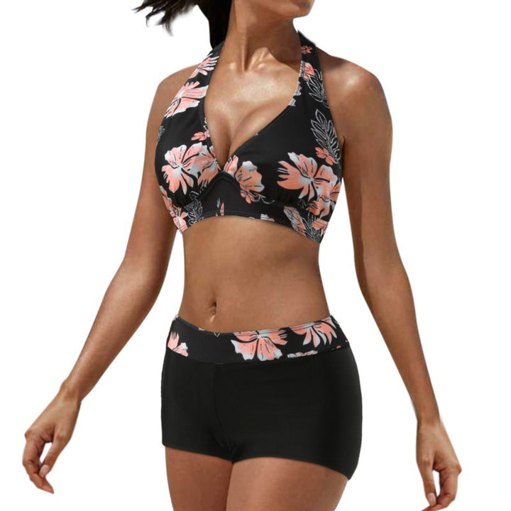 Damen Sportlicher Bikini mit hoch geschnittenem Unterteil Echo Archiv