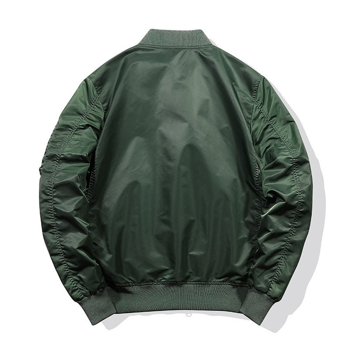 Herren Piloten‑Bomberjacke im Nylon‑Finish mit Ärmel‑Organizer und gerippten Bündchen Echo Archiv
