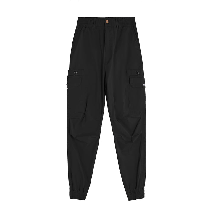 Herren Cargo-Hose mit funktionalen Taschen und elastischem Bund Echoarchiv