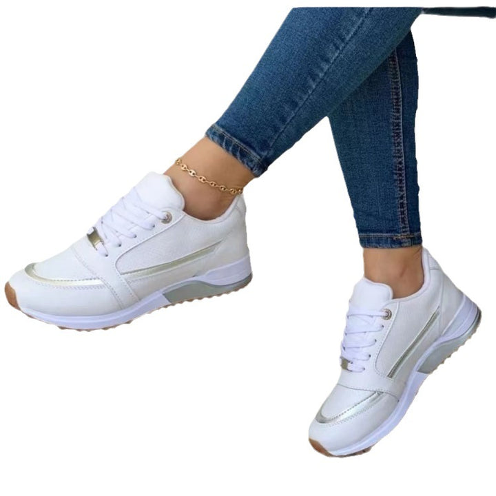 Damen  elegante City-Sneaker mit dezenter Metallic-Infusion, leicht gepolsterter Komfortsohle und profilierter Gummilaufsohle Echo Archiv