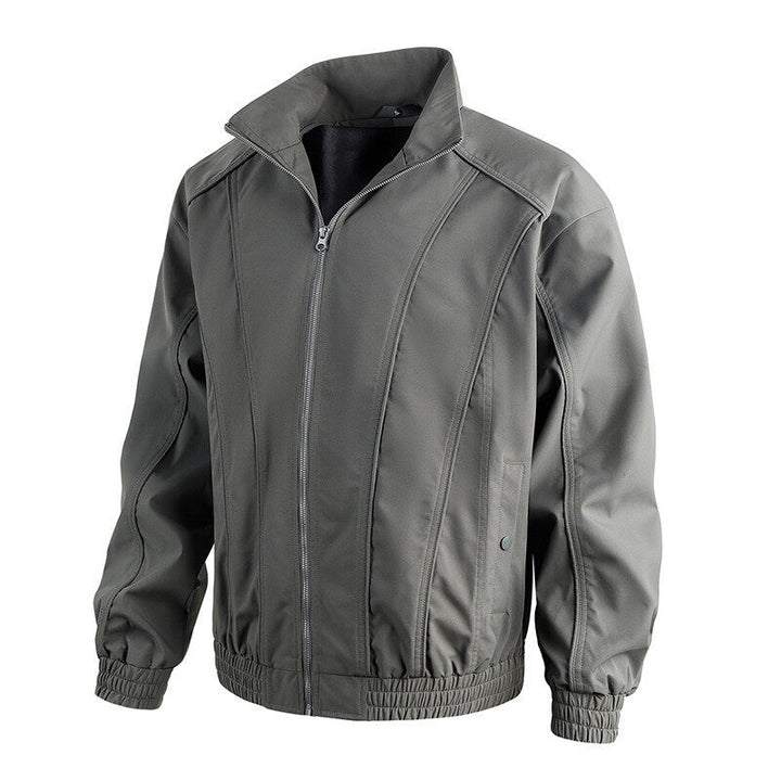 Herren Freizeitjacke mit hochschließendem Kragen und elastischem Bund Echoarchiv