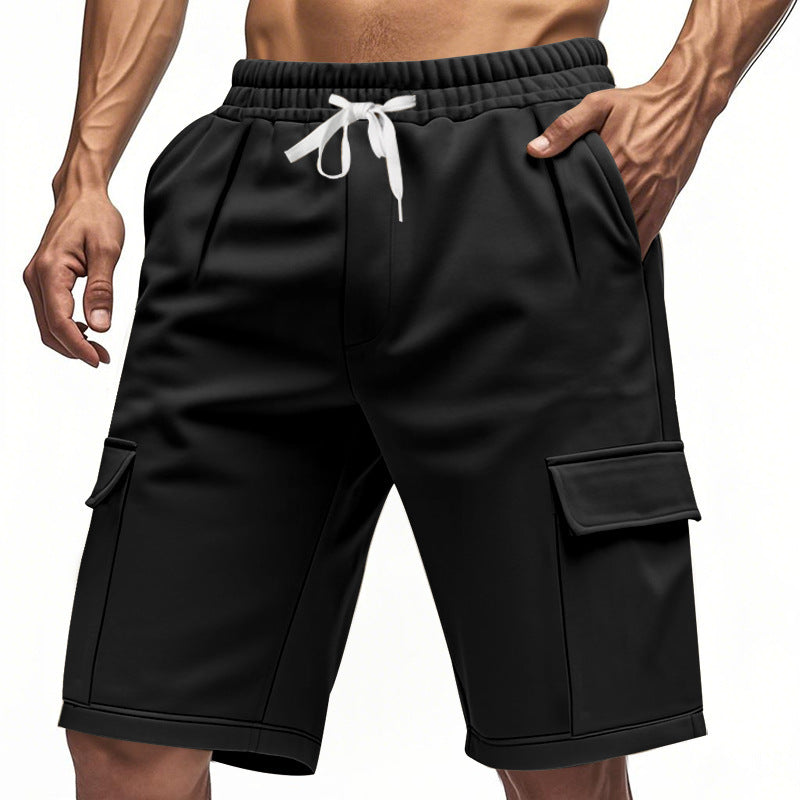 Herren lässige Cargo-Shorts mit praktischen Seitentaschen und elastischem Bund Echoarchiv