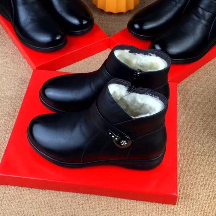 Damen Bequeme Winterstiefel mit Warmfutter Echo Archiv