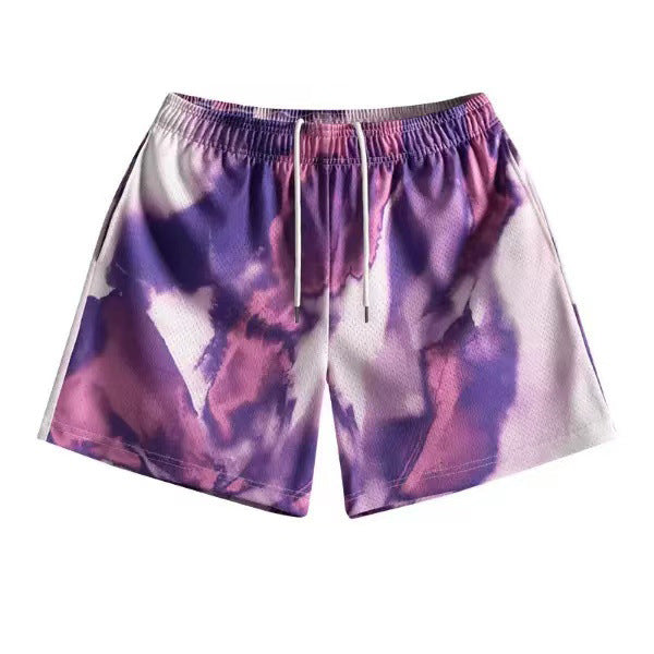 Herren Freizeit Leichtgewicht Batik Shorts Echoarchiv