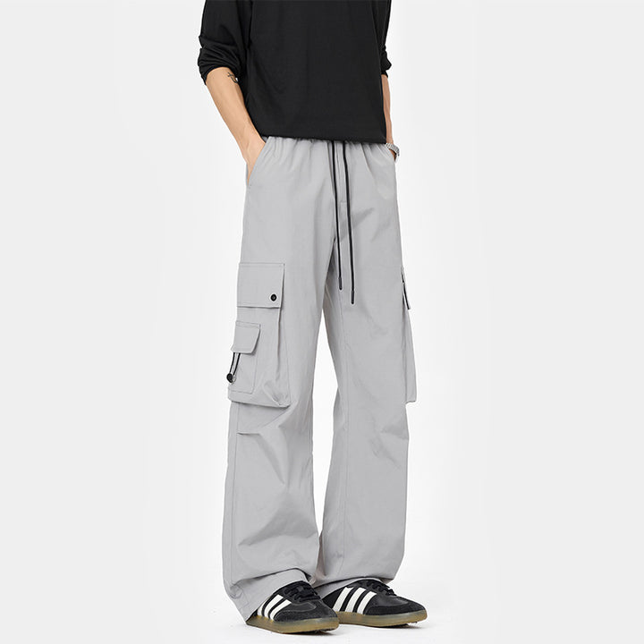 Herren Cargo-Hose mit mehreren Taschen und elastischem Bund Echo Archive